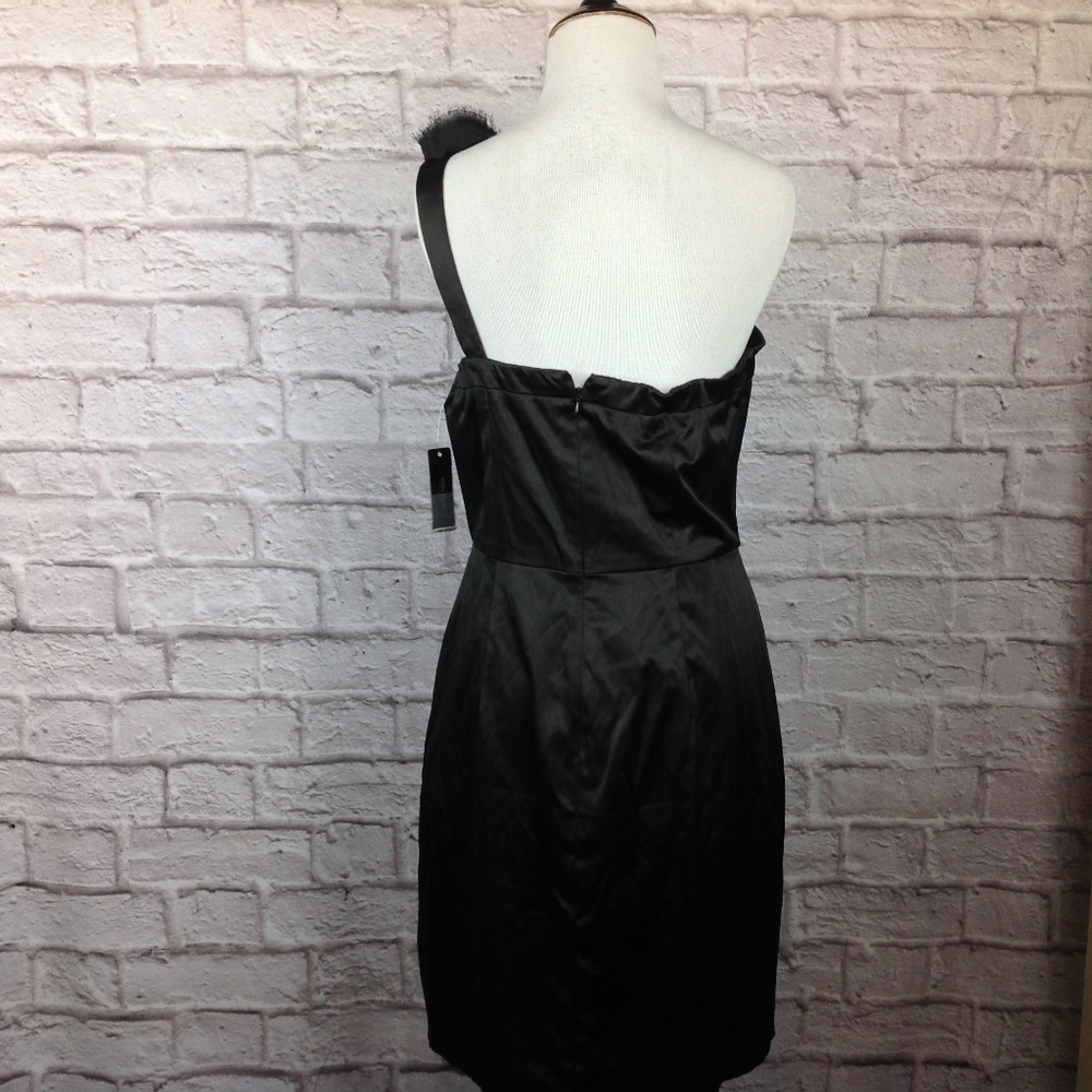 New Bisou Bisou Dress Women 10 Black Sheath - Picture 7 of 8
